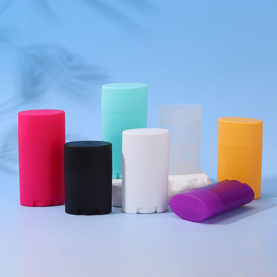 Groothandel Aangepaste 35g 50g 75g Plastic PP Lege Deodorant Stick Tube met Twist-Up Ontwerp