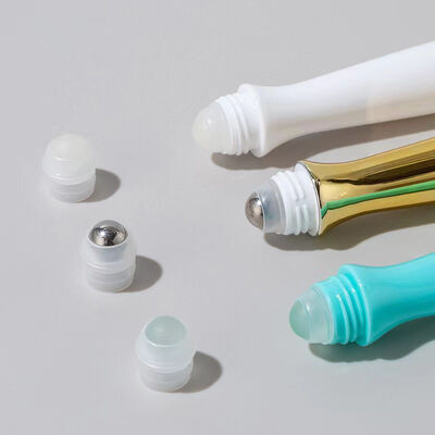 Draagbare Roestvrijstalen Rollerbal Rollerfles met Lekvrij Ontwerp en 10/15ml Capaciteit voor Cosmetische Oliën