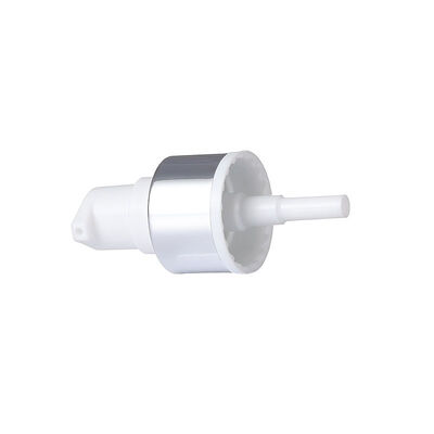 Cosmetische crème pomp met UV-bedrukking en schroefsluiting, kunststof lotionpomp met nekmaten 20/410 en 24/410