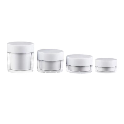 AS PP Double Shell Cream Jar 30g 50g Aanpasbaar